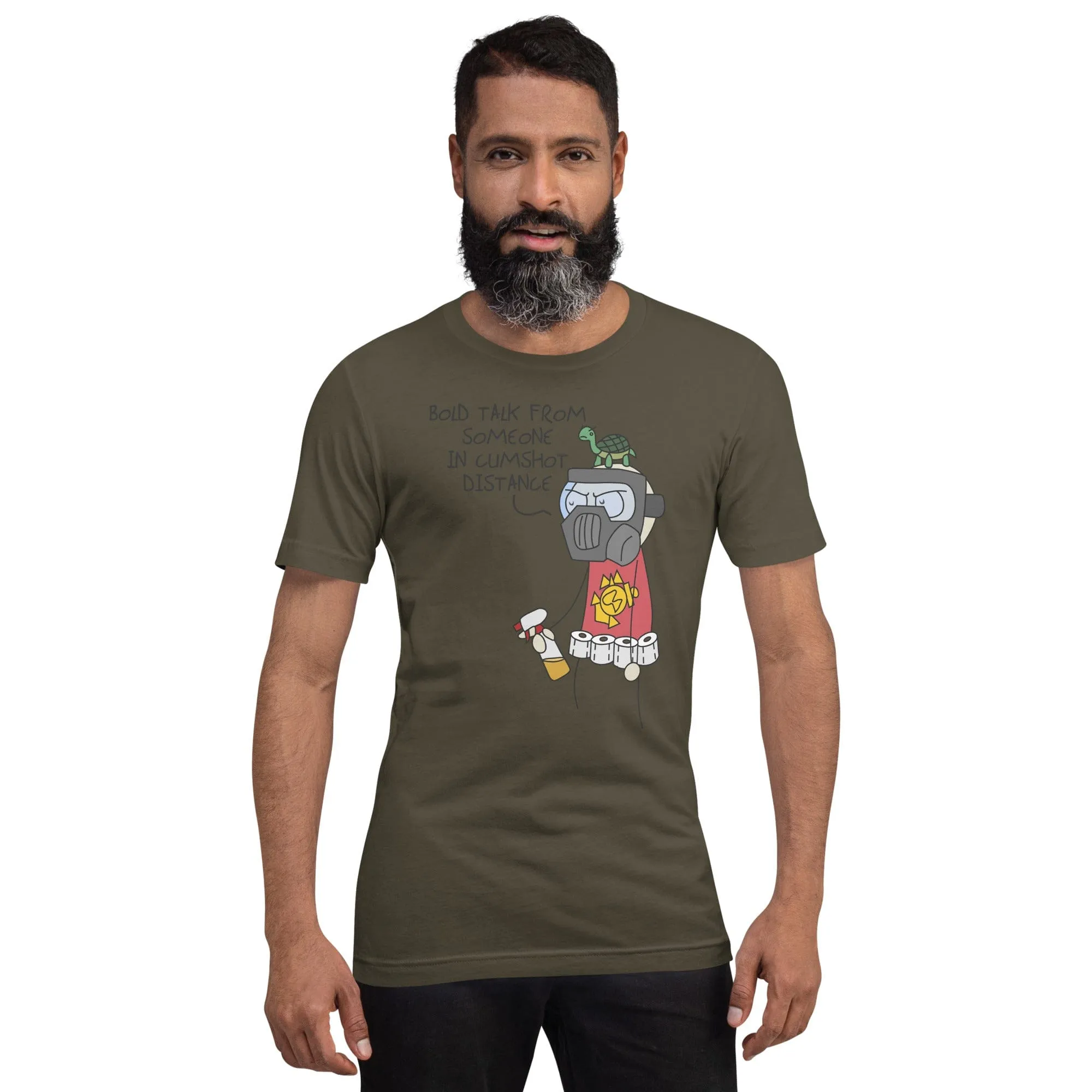 Sketch's World  Officially Licensed - Cumshot Distance Marine Unisex T-Shirt