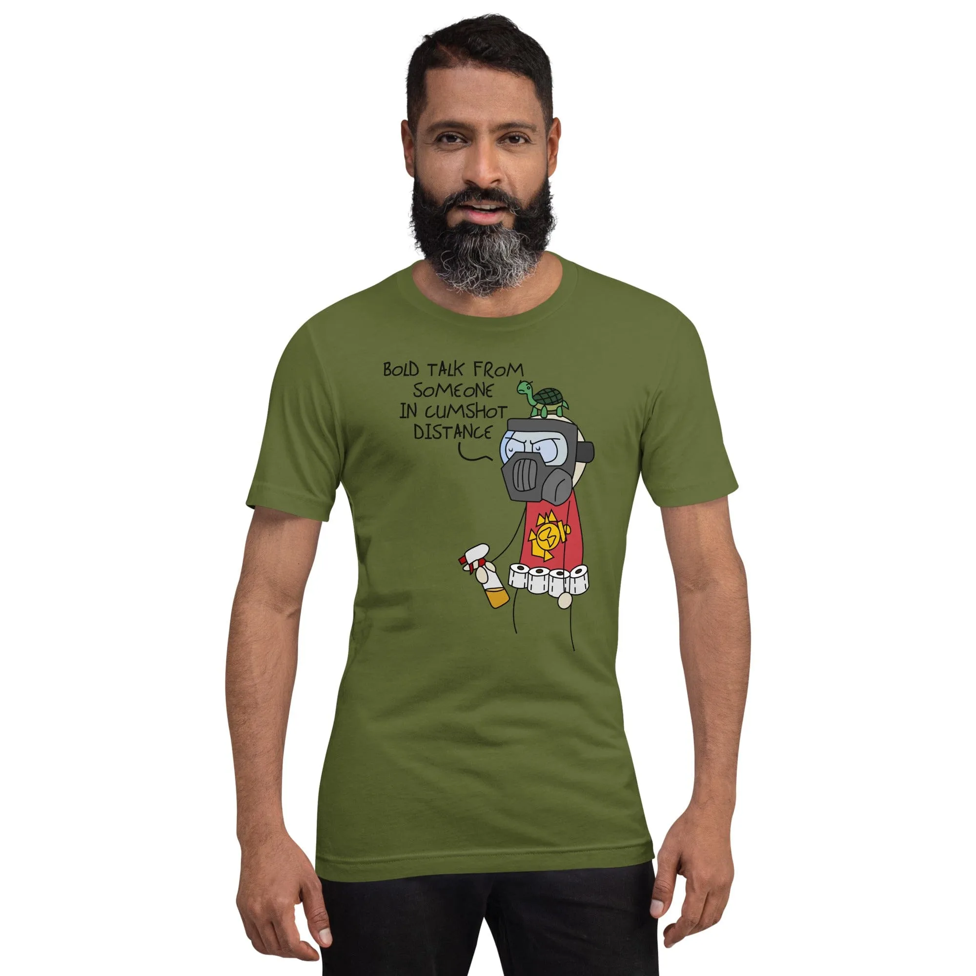 Sketch's World  Officially Licensed - Cumshot Distance Marine Unisex T-Shirt