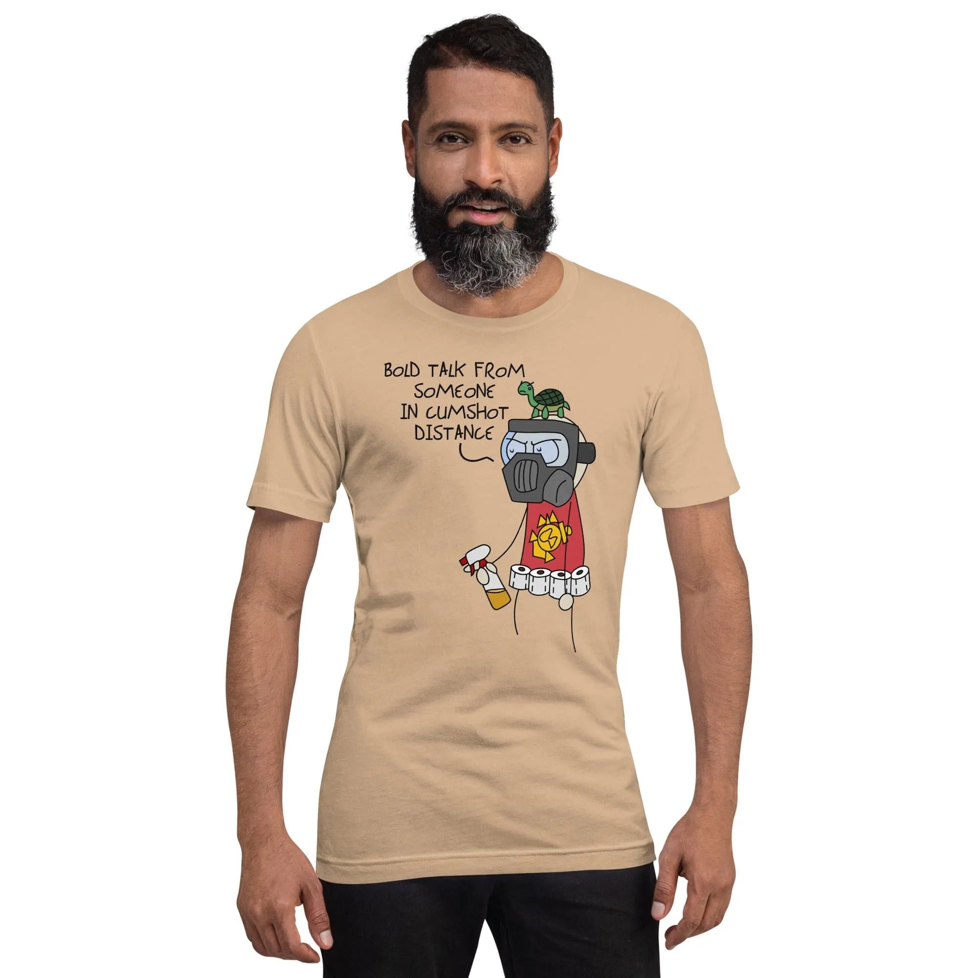 Sketch's World  Officially Licensed - Cumshot Distance Marine Unisex T-Shirt