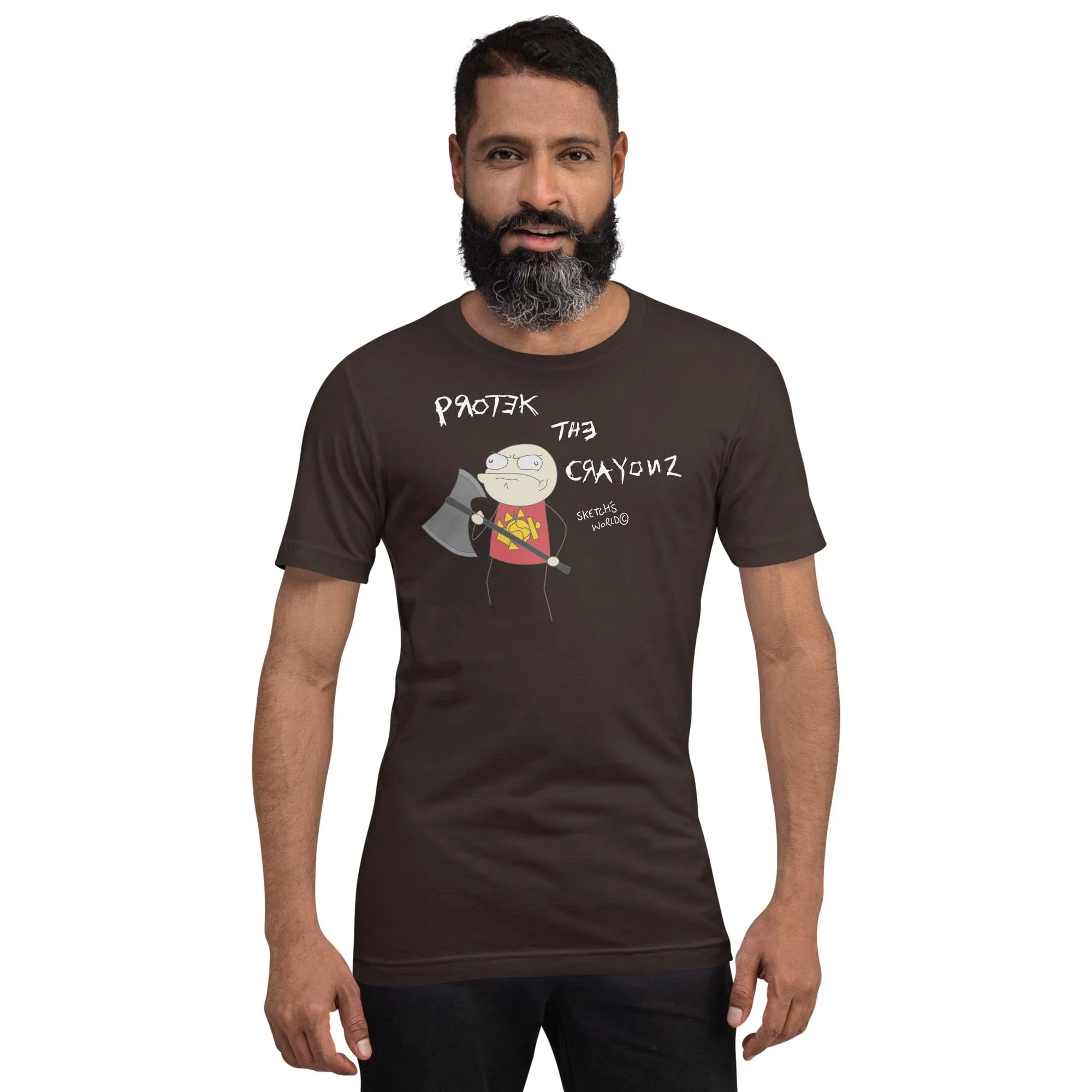 Sketch's World  Officially Licensed - Protect the Crayonz Marine Unisex T-Shirt