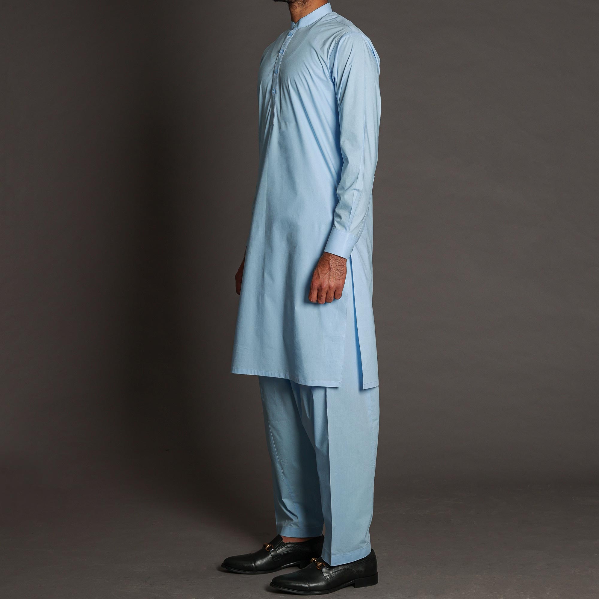 Sky Blue Shalwar Qameez