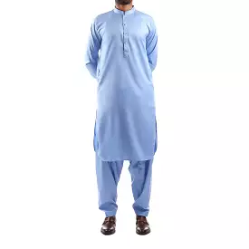 Sky Blue Shalwar Qameez