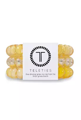 TELETIES Large Hair Ties - Sunshine