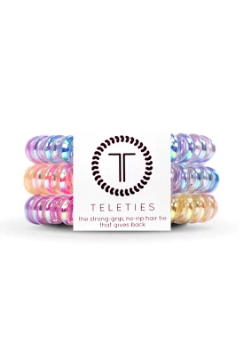 TELETIES Small Hair Ties - Eat Glitter for Breakfast