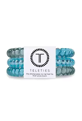 TELETIES Small Hair Ties - Ocean Breeze