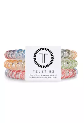 TELETIES Small Hair Ties - Rainbow Rope