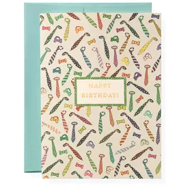 Ties Greeting Card