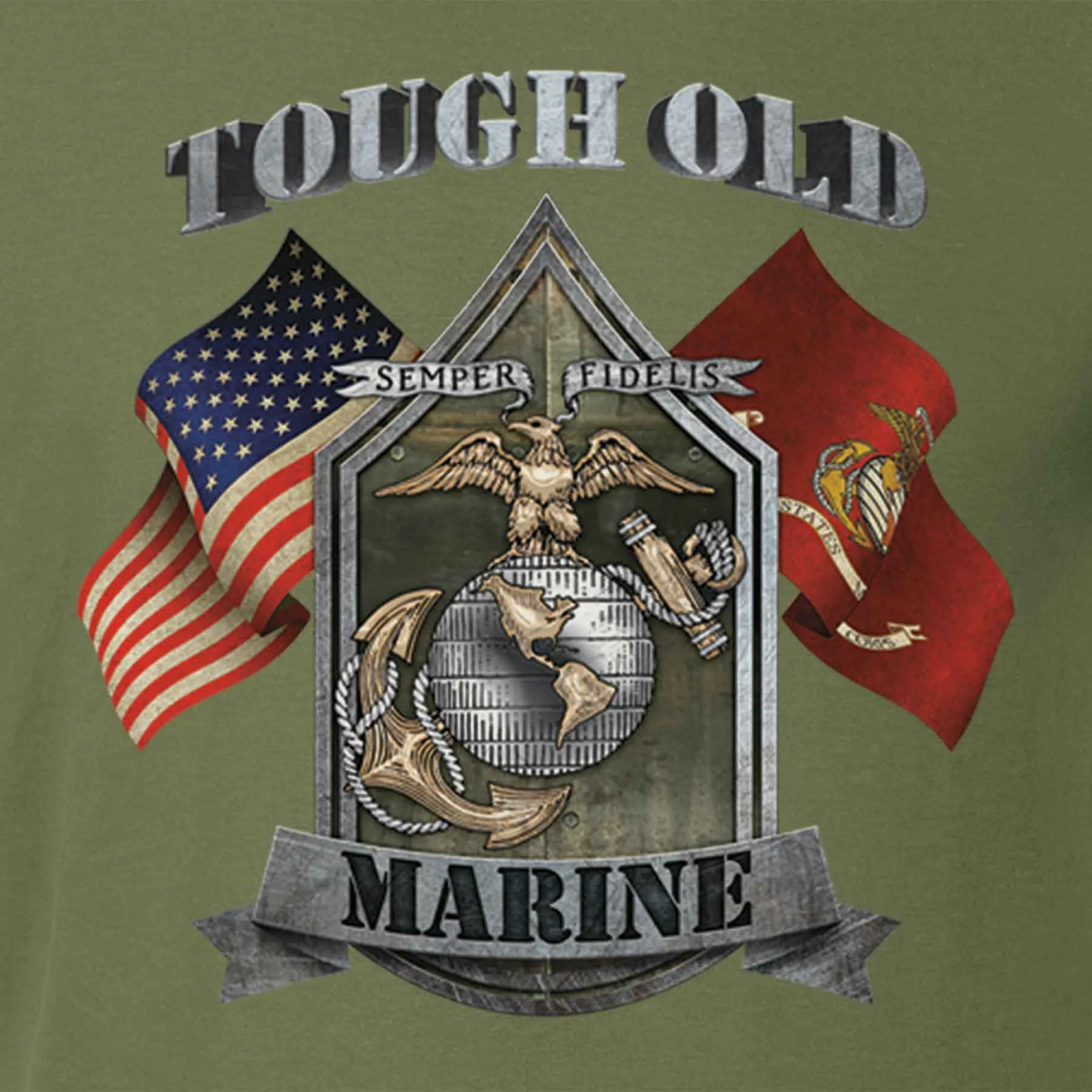 Tough Old Marine T-shirt