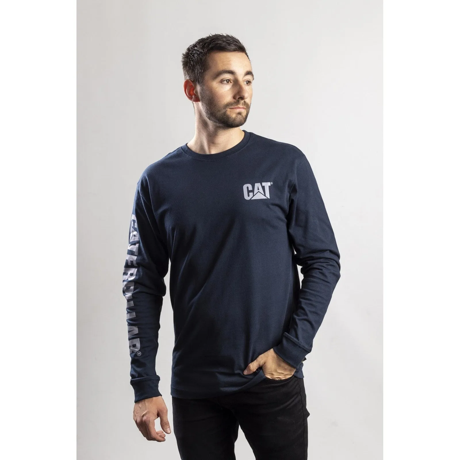 Trademark Banner Long Sleeve T-Shirt  Dark Marine