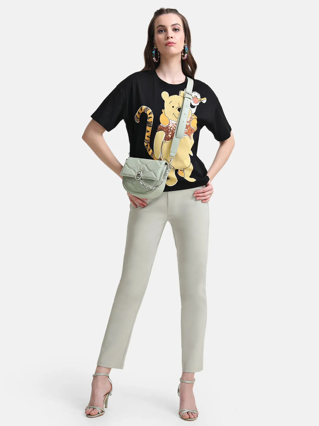 Winnie And Tigger Printed Graphic T-Shirt