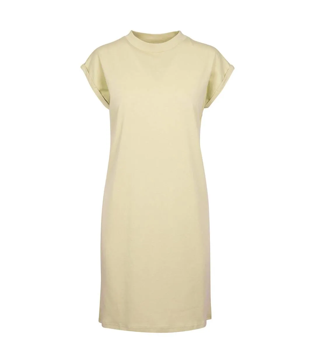 Womens/ladies casual dress soft yellow Build Your Brand