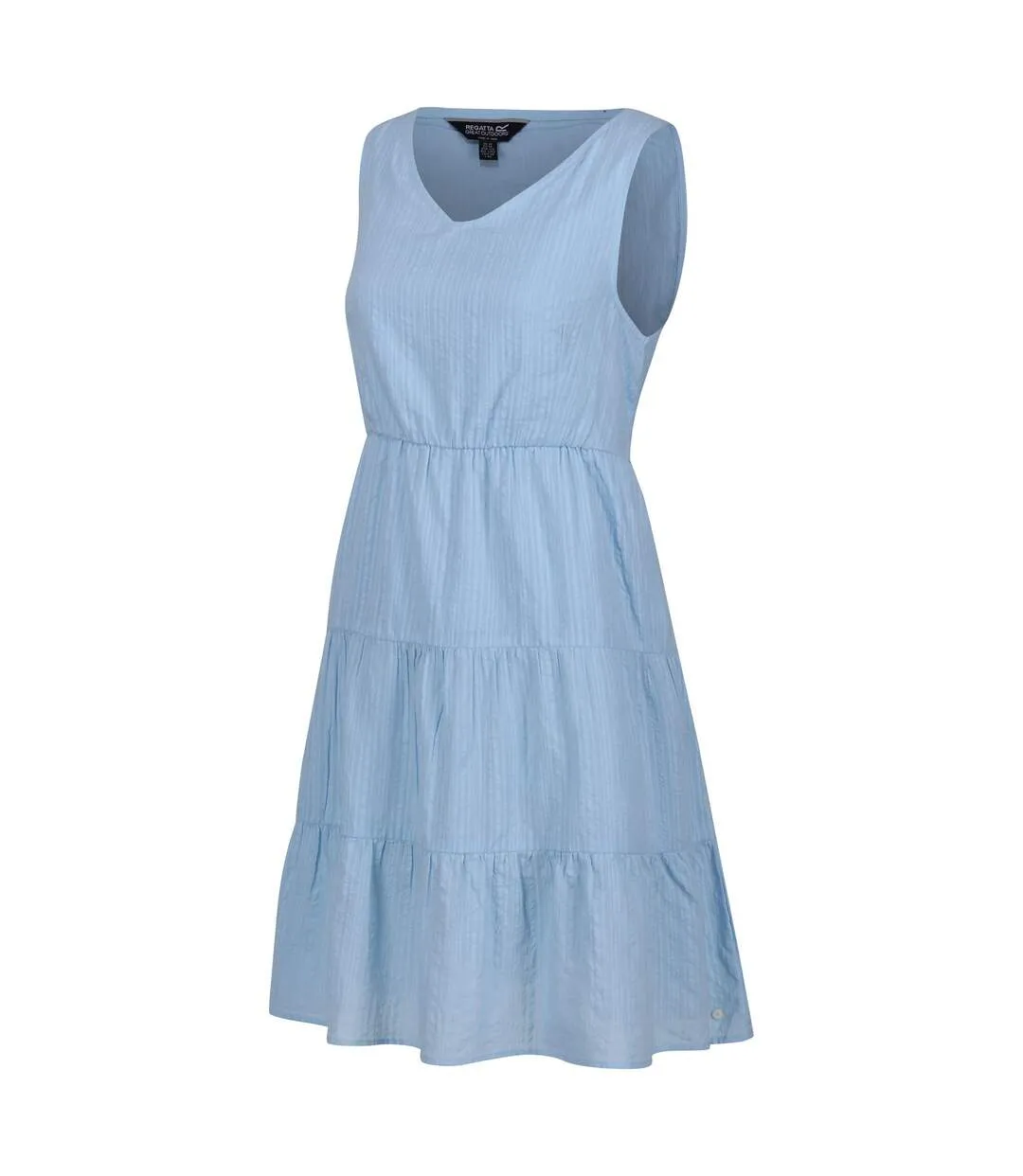 Womens/ladies zariah tiered casual dress powder blue Regatta