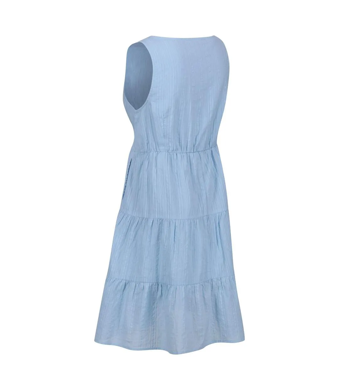 Womens/ladies zariah tiered casual dress powder blue Regatta