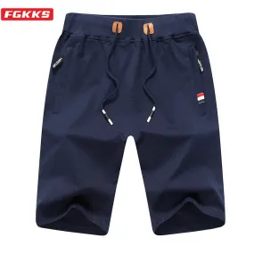 Xituodai FGKKS Quality Brand Men Casual Shorts New Summer Male Fashion Casual Short Men's Solid Color Fitness Breathable Shorts