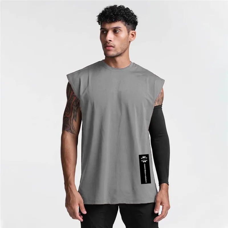 Xituodai Gym Mens Mesh Casual Running Tank Top Fashion Fitness Sport Sleeveless Quick-drying Vest  Workout Clothing Bodybuilding