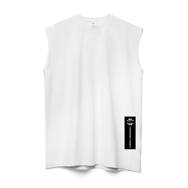 Xituodai Gym Mens Mesh Casual Running Tank Top Fashion Fitness Sport Sleeveless Quick-drying Vest  Workout Clothing Bodybuilding