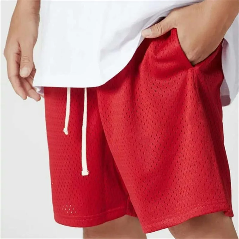 Xituodai Summer Shorts Men Fashion Boardshorts Mesh Breathable Male Casual Shorts Comfortable Fitness Mens Bodybuilding Shorts